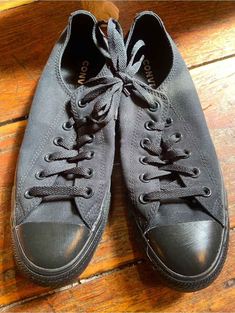 Converse Black Low-Top Canvas Sneakers - Men's